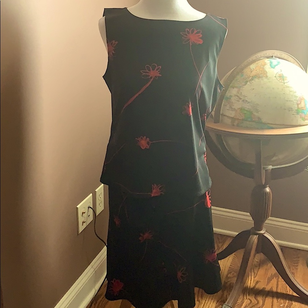 Max Studio skirt/top set, medium
